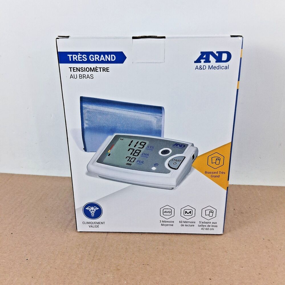 A&D Medical UA789AC Automatic Upper Arm Blood Pressure Monitor Extra Large Cuff